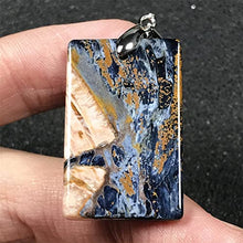Load image into Gallery viewer, Natural Pietersite Stone Pendant Pietersite Crystal Stone Jewelry For Women Men Healing Luck Gift 32x20x4mm Beads Silver Energy Gemstone
