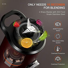Load image into Gallery viewer, HadinEEon Blender with 3 Adjustable Speeds, Stainless Steel Personal Blender for Shakes and Smoothies, Powerful Smoothie Blender with 20oz &amp; 10oz Tritan BPA Free Portable Travel Bottles
