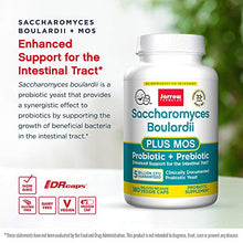 Load image into Gallery viewer, Jarrow Formulas Saccharomyces Boulardii + MOS, 5 Billion Organisms Per Serving, Probiotic + Prebiotic, Intestinal Tract Support, White, 180 Count
