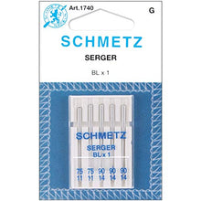 Load image into Gallery viewer, Overlock Machine Needles - Blx1-Sizes 11/75 (2) &amp; 14/90 (3)
