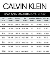 Load image into Gallery viewer, Calvin Klein Boys' Long Sleeve Sateen Dress Shirt, Style with Buttoned Cuffs &amp; Shirttail Hem, White, 6
