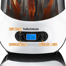 Load image into Gallery viewer, Baby Brezza Baby Bottle Sterilizer and Dryer Machine – Electric Steam Sterilization - Universal Fit - Pacifiers, Glass, Plastic, and Newborn Feeding Bottles
