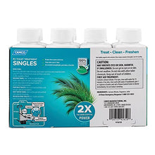 Load image into Gallery viewer, Camco TST MAX Ocean Scent Singles - Eliminates Odors and Aids in Breaking Down Holding Tank Waste - Includes (8) 4oz. Bottles (41610)
