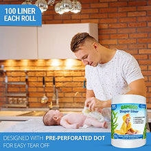 Load image into Gallery viewer, Ravel Bamboo Unscented Diaper Liners - 100% Bamboo Disposable Cloth Diaper Inserts, Gently and Soft Biodegradable, Chlorine &amp; Dye and Fragrance Free- 100 Sheets Per Roll, (4PK) 400 - (4 Roll, Bamboo)
