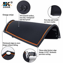 Load image into Gallery viewer, JKCOVER Dashboard Mats Compatible with Subaru Crosstrek/Impreza 2018-2022 and Subaru Forester 2019-2022 Accessories Center Console Liner Mats Inserts Rubber mats （Orange）
