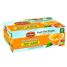 Load image into Gallery viewer, Del Monte, Diced Peaches in Juice, 4 Oz (pack of 12)

