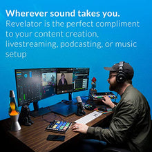 Load image into Gallery viewer, PreSonus Revelator USB Condenser Microphone for podcasting, live streaming, with built-in voice effects plus loopback mixer for gaming, casting, and recording interviews over Skype, Zoom, Discord
