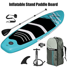 Load image into Gallery viewer, FBSPORT 10'6'' Premium Inflatable Stand Up Paddle Board, Yoga Board with Durable SUP Accessories &amp; Carry Bag | Wide Stance, Surf Control, Non-Slip Deck, Leash, Paddle and Pump for Youth &amp; Adult
