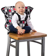 Load image into Gallery viewer, The Original Easy Seat Portable High Chairs for Babies and Toddlers - Quick, Easy, Convenient Cloth Travel High Chair - Fits in Your Hand Bag for a Happier, Safer Infant/Toddler (Polka Dot)
