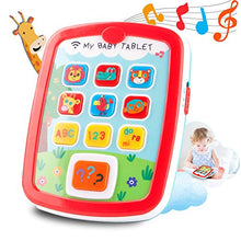 Load image into Gallery viewer, HISTOYE Baby Learning Toys Tablets for 1 + Year Old,Toddlers Educational Toys Learn to Talk, Electronic Learning Pad for 1 2 Years Old, ABC, 123, Sounds and Lights Smart Tablet for Toddlers
