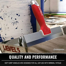 Load image into Gallery viewer, 8" Soft-Grip Stainless Steel Taping Knife - LEVEL5 | Pro-Grade | Metal Hammer End | 5-134
