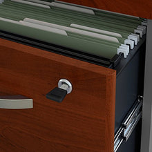 Load image into Gallery viewer, Bush Business Furniture Series C Right Handed L Shaped Desk with Mobile File Cabinet in Hansen Cherry
