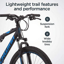 Load image into Gallery viewer, Schwinn S29 Mens Mountain Bike, 29-Inch Wheels, 18-Inch/Medium Aluminum Frame, Dual-Suspension, Mechanical Disc Brakes, Matte Black
