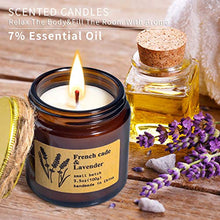Load image into Gallery viewer, YMing Scented Candles, Aromatherapy Candles, Gifts for Women, Highly Scented and Long Burning Vintage Jar Soy Candles, French Cade &amp; Lavender, Persimmon &amp; Copal, Goji Berry &amp; Tarocco Orange[3 Pack]
