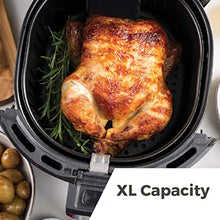 Load image into Gallery viewer, Simple Living Products XL Digital Air Fryer, 8 Custom Presets, 2 Hour Keep Warm and Memory Control Function, Airfryer Recipe Cookbook, Black High Gloss Finish with 5.8 Quart Capacity
