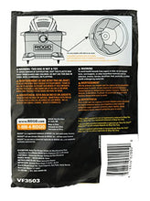 Load image into Gallery viewer, Ridgid VF3503 Bags for 6-9 Gallon Ridgid Vacuums
