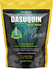 Load image into Gallery viewer, Nutramax Dasuquin with MSM Joint Health Supplement for Large Dogs - With Glucosamine, MSM, Chondroitin, ASU, Boswellia Serrata Extract, and Green Tea Extract, 150 Soft Chews
