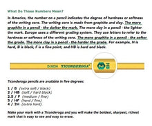 Load image into Gallery viewer, TICONDEROGA Pencils, Wood-Cased Graphite, #2 HB Soft, Pre-Sharpened, Assorted Color Barrels, Black Lead, 10-Pack (13932)
