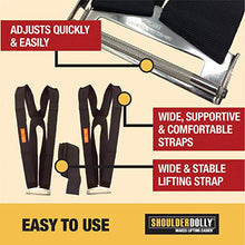 Load image into Gallery viewer, Shoulder Dolly Moving Straps - Lifting Strap for 2 Movers - Move, Lift, Carry, And Secure Furniture, Appliances, Heavy, Bulky Objects Safely, Efficiently, More Easily Like The Pros - Essential Moving Supplies - LD1000
