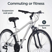 Load image into Gallery viewer, Schwinn Network 3.0 700C Men's Hybrid Bicycle, White/Blue, Model Number: S4026CAZ
