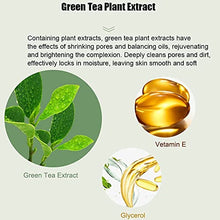Load image into Gallery viewer, Green Tea Mask Moisturizes Oil Control Green Tea Purifying Clay Stick Mask Deep Cleansing Smearing Clay Mask Moisturizing Nourishing Skin Deep Clean Pore for All Skin Types Men Women
