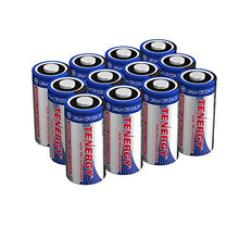 Load image into Gallery viewer, Tenergy 3V CR123A Lithium Battery, High Performance 1500mAh CR123A Cell Batteries PTC Protected for Cameras, Flashlight Replacement CR123A Batteries, 12 Pack (Non-Rechargeable)
