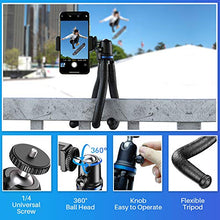 Load image into Gallery viewer, Apexel Phone Tripod, Flexible Tripod with Wireless Remote Shutter, Compatible with iPhone/Android Samsung, Mini Tripod Stand Holder for Camera GoPro/Mobile Cell Phone
