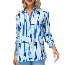 Load image into Gallery viewer, Masoudka Blouses for Women Fashion 2022 Long Sleeve Trendy Button Down Shirts Blouses and Tops for Women XS-3XL 030807-XS
