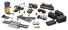 Load image into Gallery viewer, LEGO City Cargo Train 60198 Remote Control Train Building Set with Tracks for Kids(1226 Pieces)
