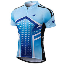 Load image into Gallery viewer, FEIXIANG Men’s Cycling Jersey, Short Sleeve Riding Bike Top Shirts Zipper Cool Dry Biking Clothing with 3 Rear Pockets
