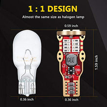 Load image into Gallery viewer, Phinlion 912 921 Red LED Center High Mount Stop Light Bulbs High Power 4014 24-SMD Chipsets 906 922 Bulb for 3rd Brake Light Replacement
