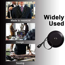 Load image into Gallery viewer, Soft Tape Measure Retractable Measuring for Body Fabric Sewing Tailor Cloth Knitting Craft Weight Loss Measurements Retractable Black Dual Sided Tape Measure Body Measuring 1 Pack
