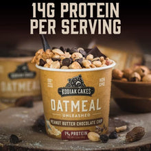 Load image into Gallery viewer, Kodiak Cakes Instant Protein Oatmeal Cup, Variety Pack: Peanut Butter Chocolate Chip, Maple &amp; Brown Sugar, &amp; Chocolate Chip (Pack of 12)
