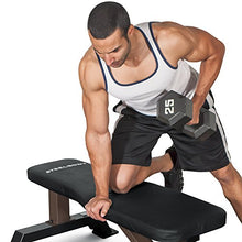 Load image into Gallery viewer, Steelbody Deluxe Versatile Rated 800 lbs Flat Utility Workout Bench Station for Home Gym Weightlifting and Strength Training STB-10101
