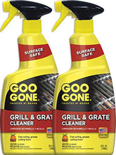 Load image into Gallery viewer, Goo Gone Grill and Grate Cleaner Spray (2 Pack) Cleans and Degreases BBQ Cooking Grates and Racks - 24 Ounce
