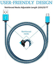 Load image into Gallery viewer, Micro USB Charging Cable[3Ft/3Pcs], AILKIN Android Charger Fast Long Braided Cord for Samsung, Kindle Fire, Xbox, Sony, Playstation, Moto, LG, Camera
