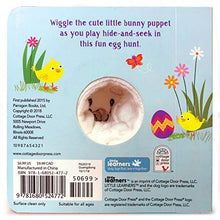 Load image into Gallery viewer, Hippity, Hoppity, Little Bunny (Finger Puppet Board Book for Easter Basket Stuffer Ages 0-4) (Finger Puppet Book)
