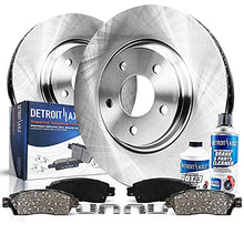 Load image into Gallery viewer, Detroit Axle - Front Disc Brake Rotors w/Ceramic Brake Pads, Hardware Replacement for 2003-2011 Ford Lincoln Mercury Town Car, Grand Marquis, Marauder, Crown Victoria - 6pc Set
