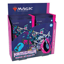 Load image into Gallery viewer, Magic The Gathering Kamigawa: Neon Dynasty Collector Booster Box | 12 Packs (180 Magic Cards)
