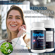 Load image into Gallery viewer, Reviva Brain Memory Rejuv - Advanced Cognitive Support - Enriches Mental Performance - Focus - Memory - Clarity - Nootropic Brain Pills - Mental Energy and Precision
