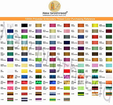 Load image into Gallery viewer, New brothread - 15 Options - 8 Snap Spools of 1000m Each Polyester Embroidery Machine Thread with Clear Plastic Storage Box for Embroidery &amp; Quilting - Different Brown
