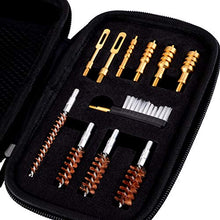 Load image into Gallery viewer, Universal Handgun Cleaning kit .22,.357,.38,9mm,.45 Caliber Pistol Cleaning Kit Bronze Bore Brush and Brass Jag Adapter BOOSTEADY
