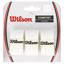 Load image into Gallery viewer, Wilson Tennis Racquet Pro Over Grip, White, Pack of 3
