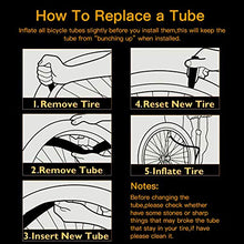 Load image into Gallery viewer, GES 26 Inch Bike Tubes, 26x1.9/1.95/2/2.1/2.125 Inch Bicycle Tube for 32mm Schrader Valve MTB, 26 x 1.95 Bike Tubes with 2 Tire Levers, 2 Pack Bike Tire Tubes 26 x 2.125
