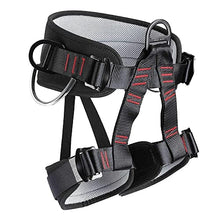 Load image into Gallery viewer, HandAcc Climbing belts, Thicken Professional Half Body Safety Belt for Rock Climbing, Fire Rescue, Expanding Training and Outdoor Adventure Activities
