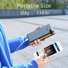 Load image into Gallery viewer, ADDTOP Solar Charger 25000mAh Portable Solar Power Bank with Dual 2.1A Outputs Outdoor External Battery Pack Compatible Most Smart Phones, Tablets and More
