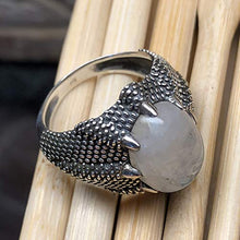 Load image into Gallery viewer, Natural Rainbow Moonstone 925 Solid Sterling Silver Men's Ring Size 7
