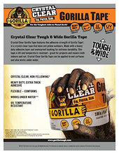 Load image into Gallery viewer, Gorilla Crystal Clear Repair Duct Tape Tough &amp; Wide, 2.88" x 15 yd, Clear, (Pack of 1)
