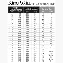 Load image into Gallery viewer, King Will Basic Men's Tungsten Carbide Ring 8mm Polished Beveled Edge Matte Brushed Finish Center Wedding Band(10.5)
