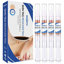 Load image into Gallery viewer, Reejoys Skin Tag &amp; Mole Removal - Safe &amp; Effective Formula for Skin Tag Remover (4 Packs)
